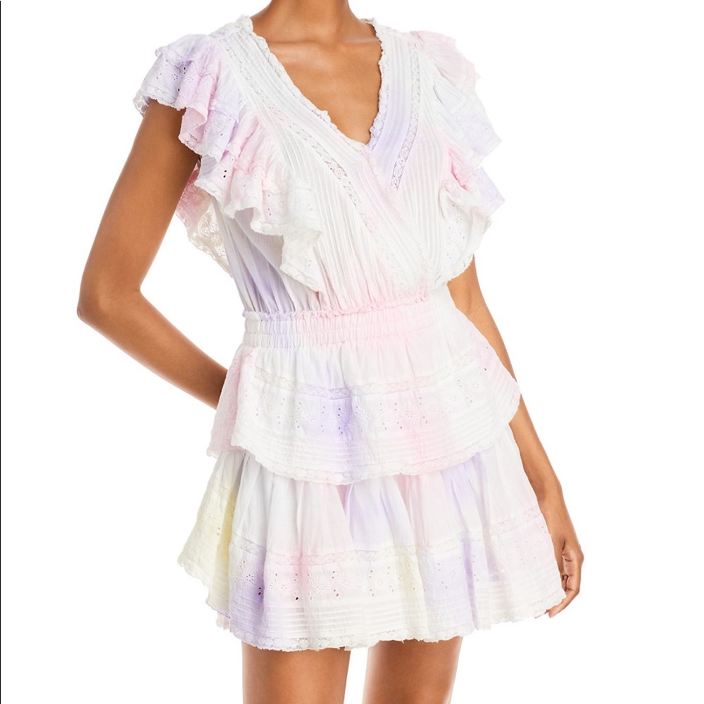 LoveShackFancy Floral Mini Dress
